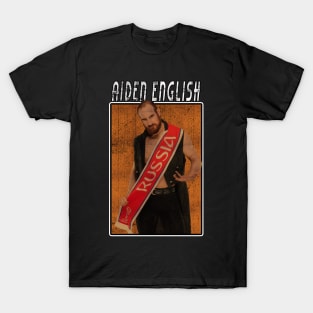 Vintage Wwe Aiden English T-Shirt